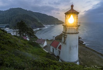 Thumbnail preview of Heceta Head Lighthouse at Dusk
